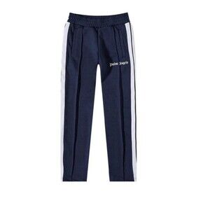 NWT Palm Angels Classic Logo Navy Blue Track Pants Kid's Size 8 Retail $180